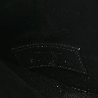 Saint Laurent Patent Calfskin Monogram Uptown Clutch Black 7 of 7