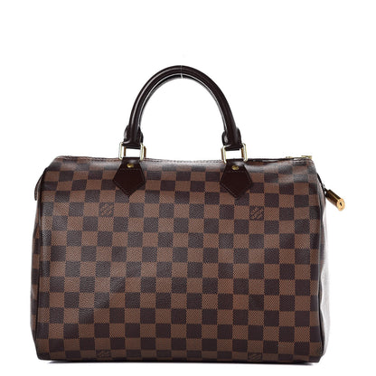 Louis Vuitton Damier Ebene Speedy 30 1 of 8