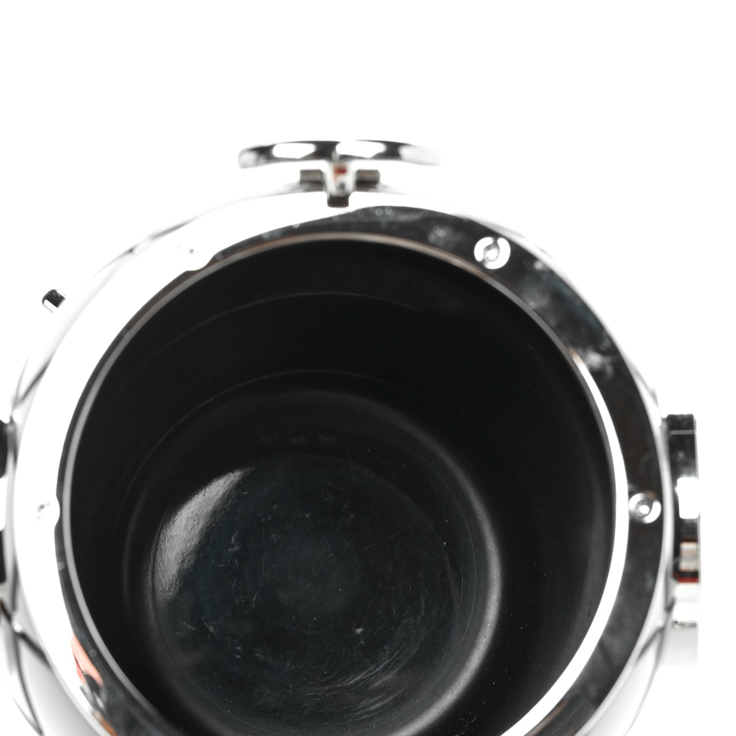 Plexiglass Crystal Rocket Ship Minaudière Clutch Black