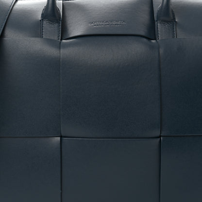 Bottega Veneta Calfskin Maxi Intrecciato Arco Briefcase Deep Blue 8 of 11