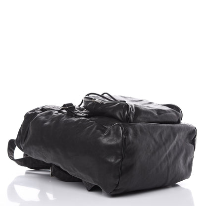 Saint Laurent Calfskin Delave Backpack Black 4 of 9