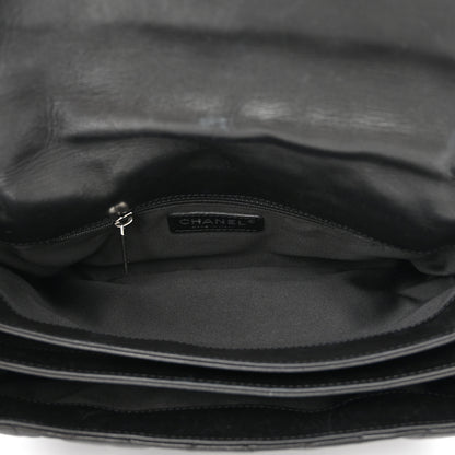 Chanel Lambskin Quilted Chanel 3 Large Accordion Flap Black 5 of 13