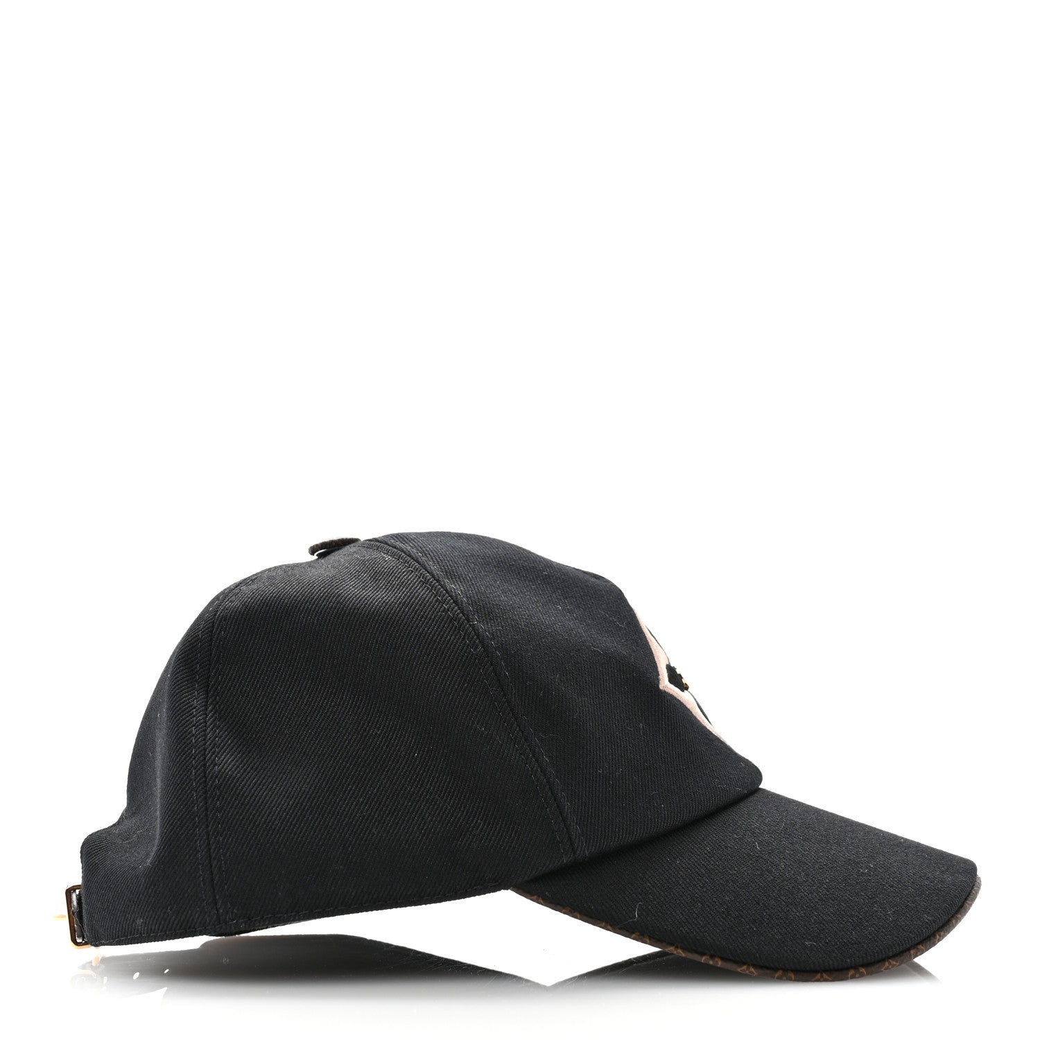 Louis Vuitton Monogram Cotton Jacquard Embroidered LV Day Cap M Black 5 of 8