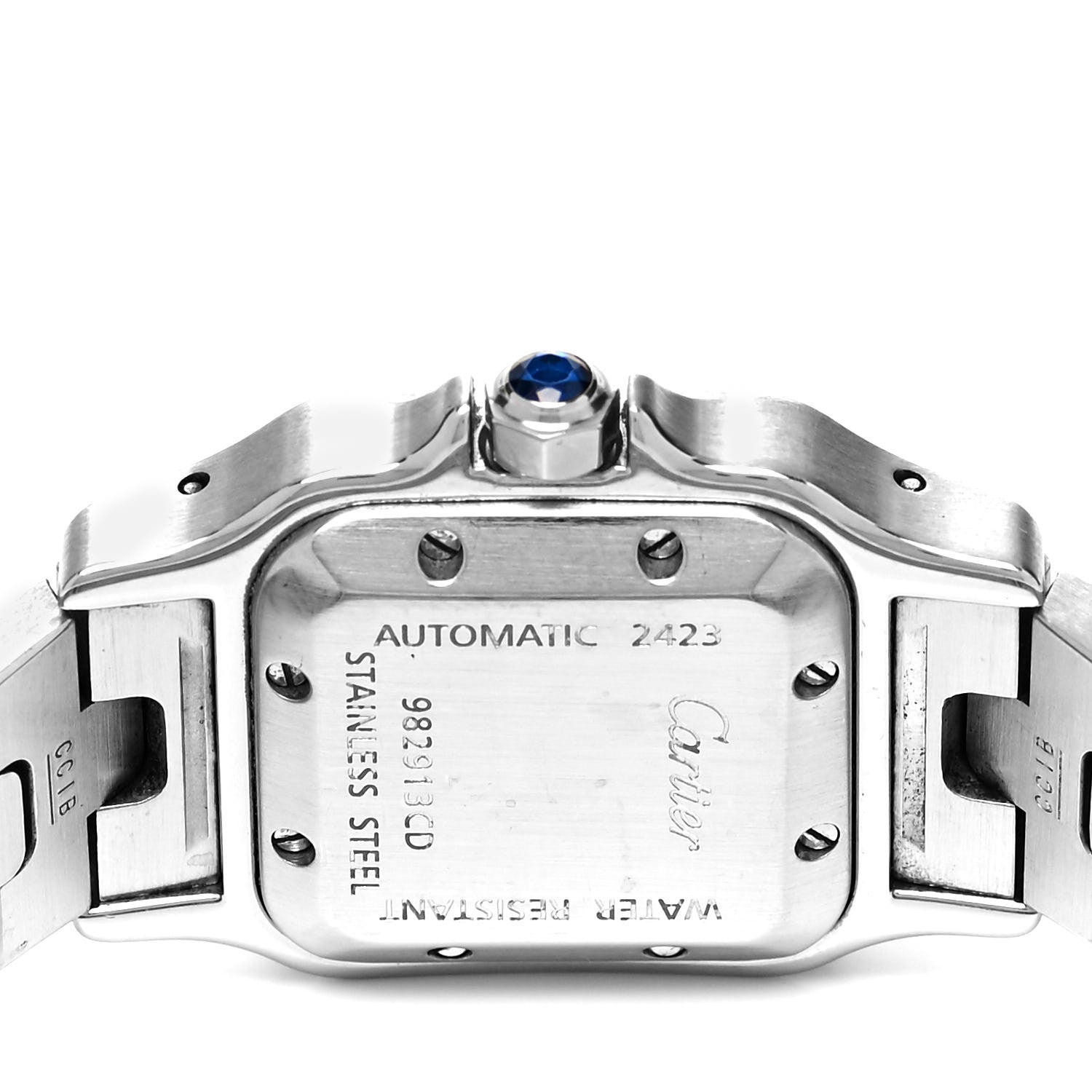Cartier Stainless Steel 24mm Santos de Cartier Galbee Automatic Watch 4 of 4