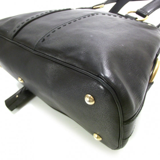 Leather Small Muse Black