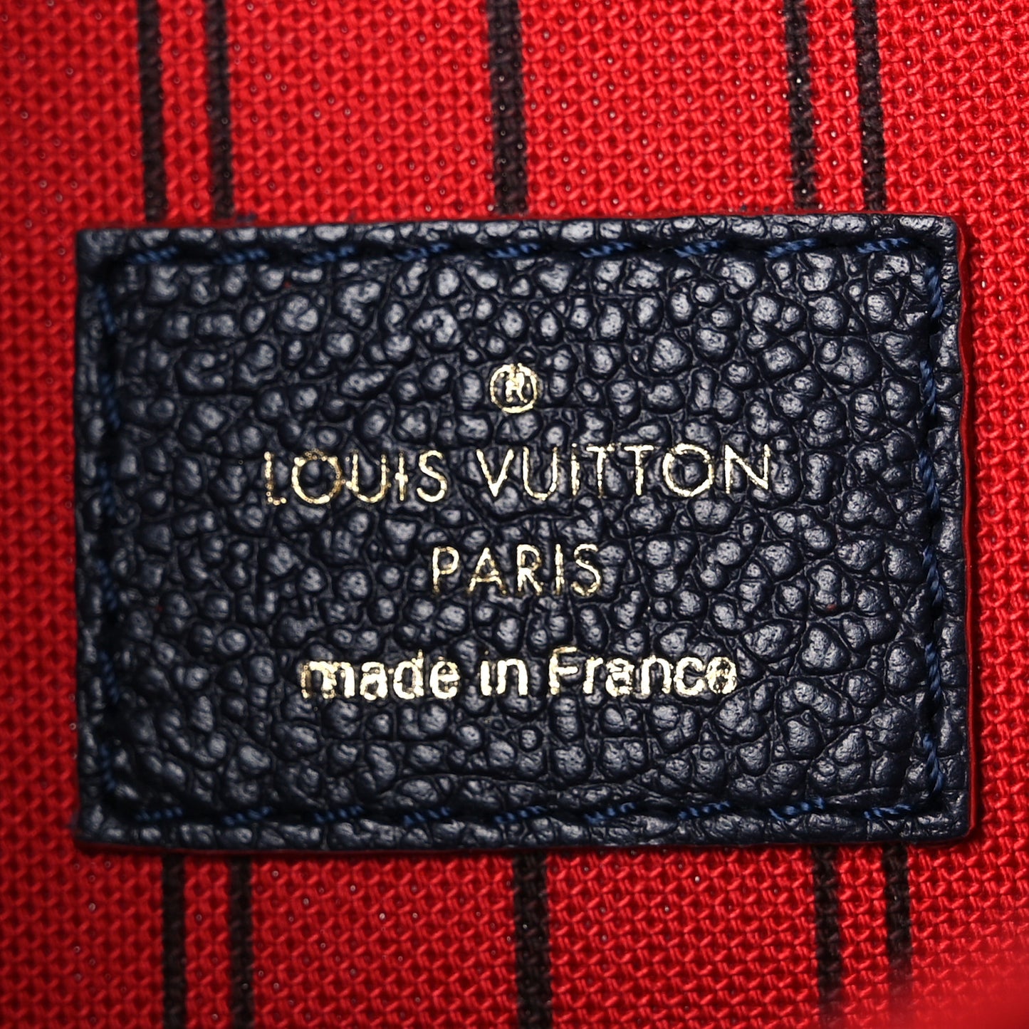 Empreinte Pochette Metis Marine Rouge