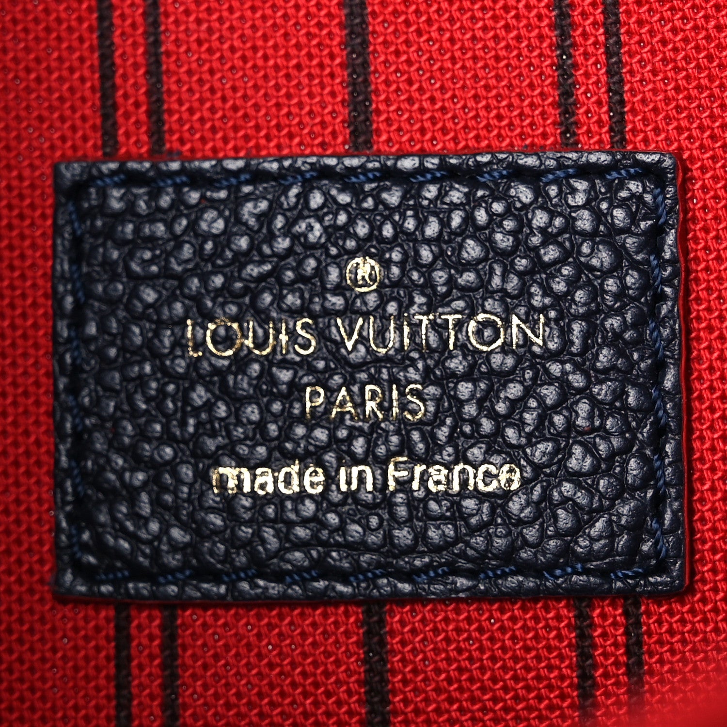 Louis Vuitton Empreinte Pochette Metis Marine Rouge 6 of 9