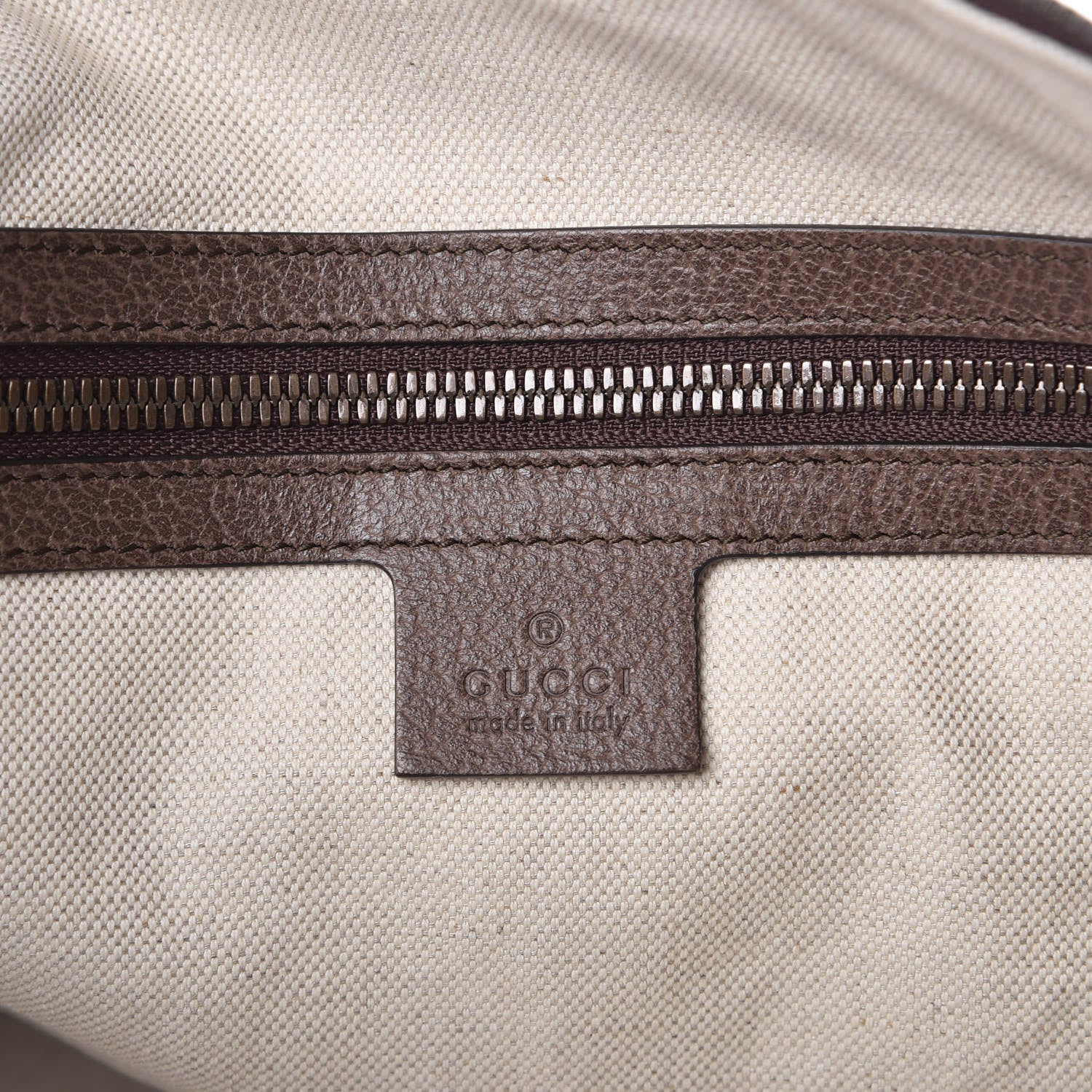 Gucci GG Supreme Monogram Web Ophidia Half Moon Hobo Brown 6 of 7
