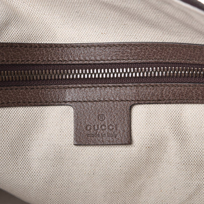 Gucci GG Supreme Monogram Web Ophidia Half Moon Hobo Brown 6 of 7