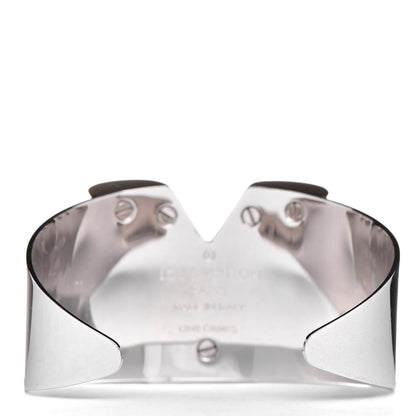 Louis Vuitton Metal Essential V Cuff Silver 3 of 4