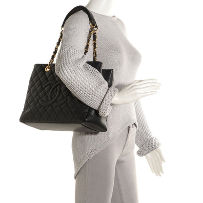 Chanel Caviar Grand Shopping Tote GST Black 2 of 8
