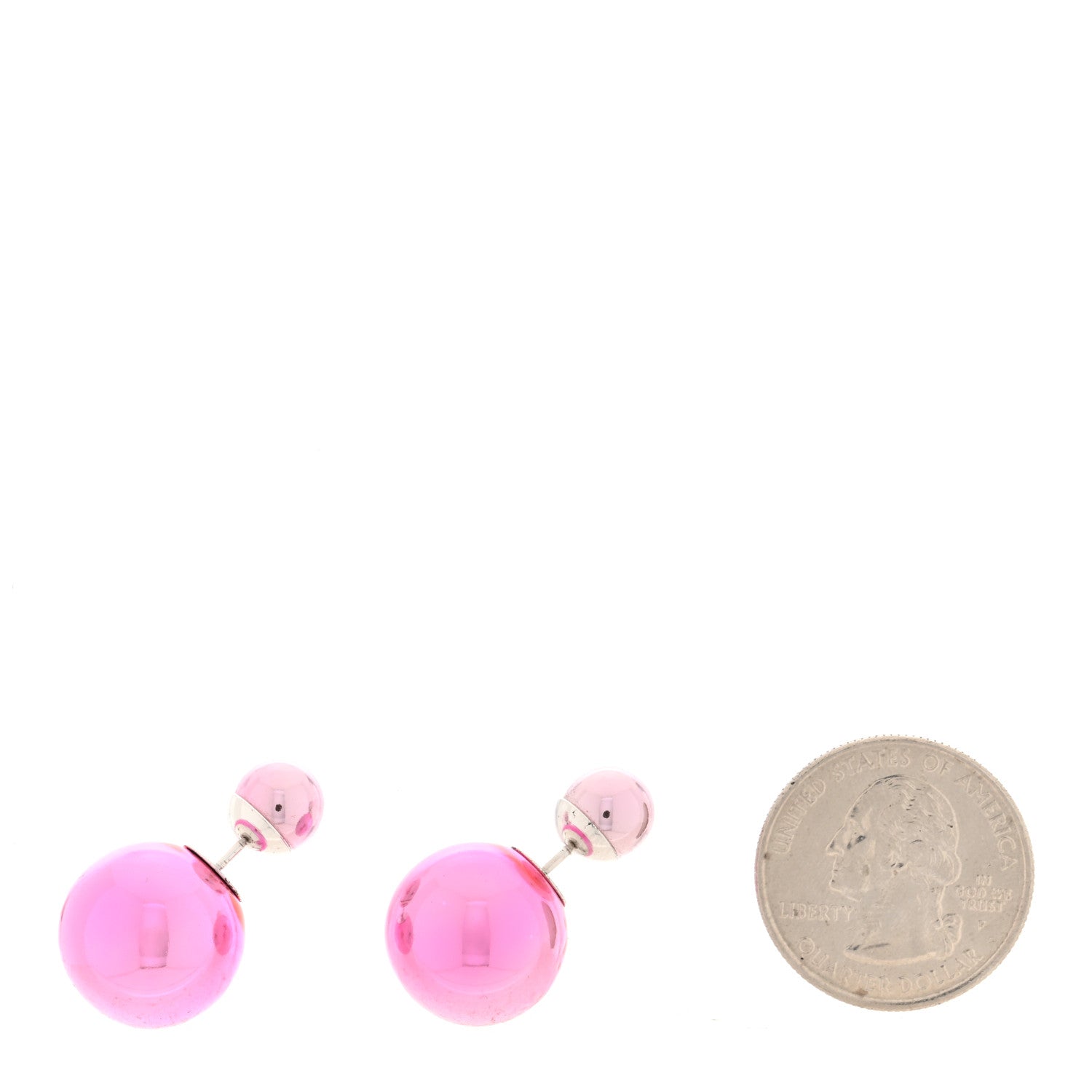 Christian Dior Pearl Mise En Dior Tribal Earrings Pink 2 of 4