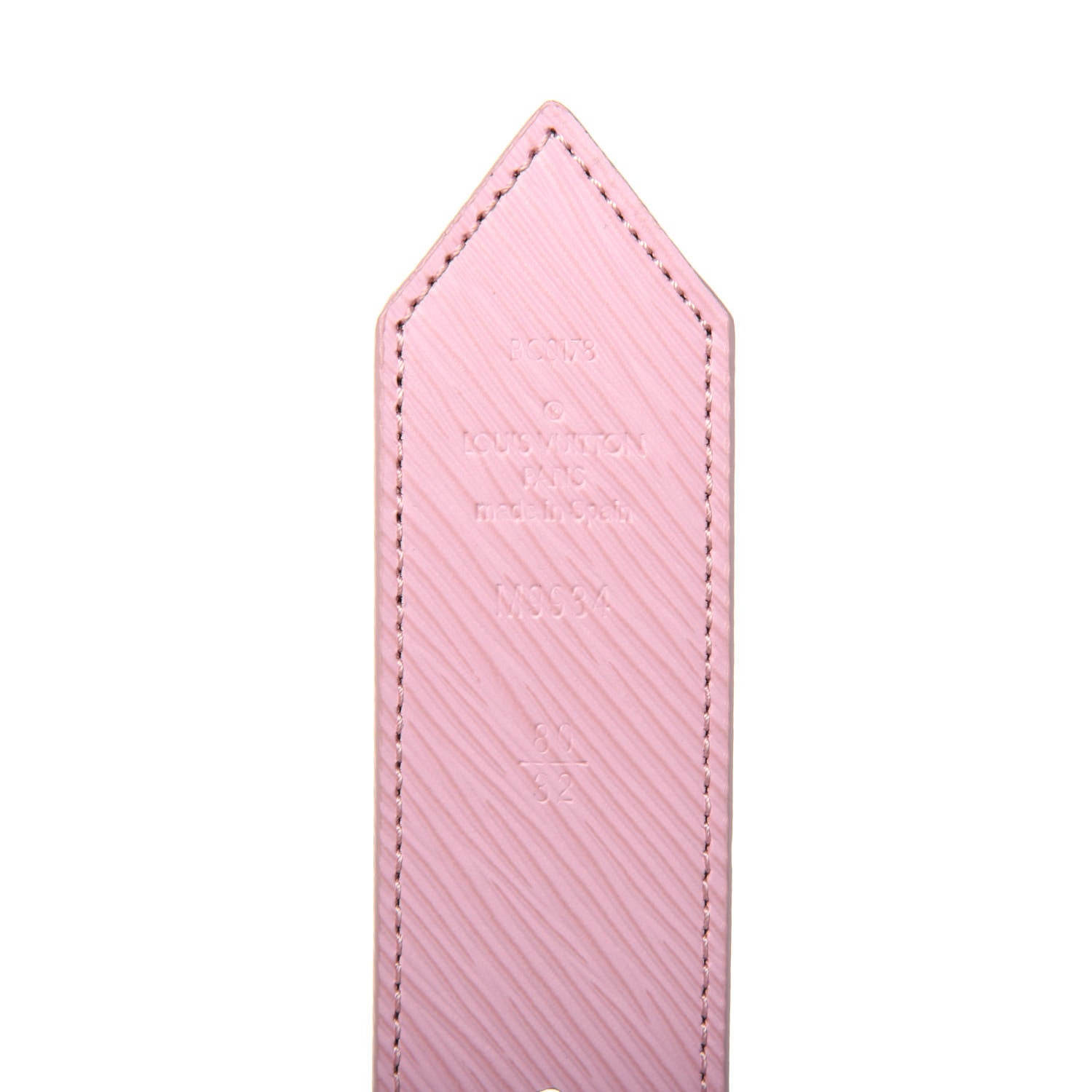 Louis Vuitton Monogram Epi LV Circle Reversible Belt 80 32 Rose Ballerine 3 of 8