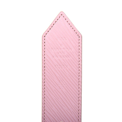 Louis Vuitton Monogram Epi LV Circle Reversible Belt 80 32 Rose Ballerine 3 of 8