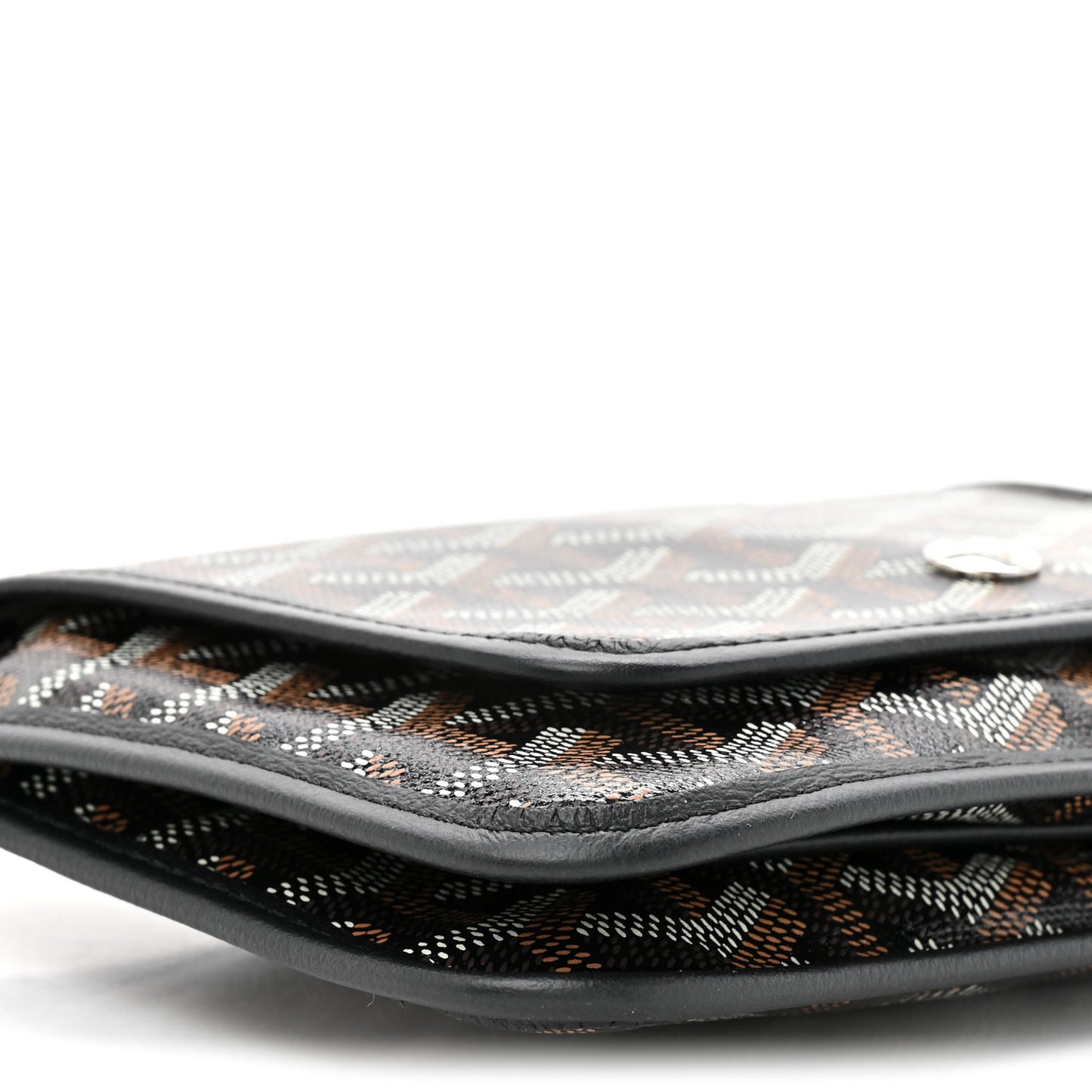 Goyardine Plumet Wallet Clutch Black