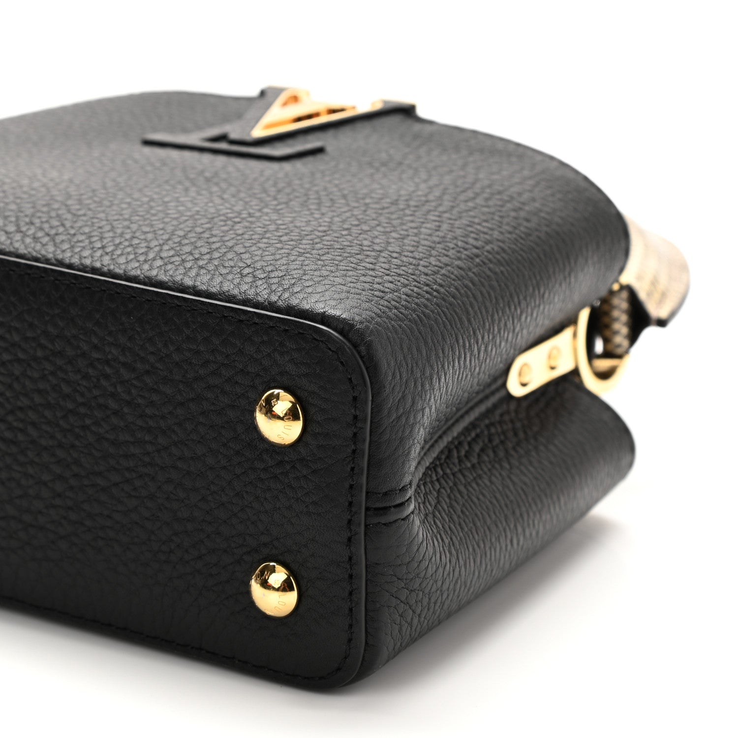 Louis Vuitton Taurillon Ayers Mini Capucines Black 7 of 7