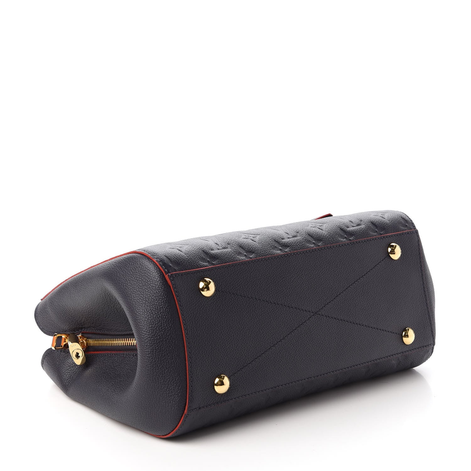 Louis Vuitton Empreinte Montaigne MM Marine Rouge 4 of 11