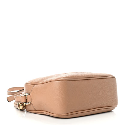 Gucci Pebbled Calfskin Small Soho Disco Bag Camelia 3 of 4