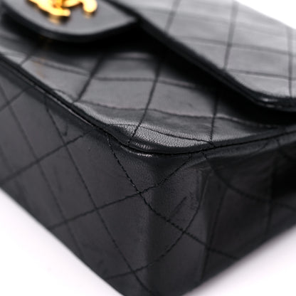 Chanel Lambskin Quilted Small Double Flap Black 10 of 19
