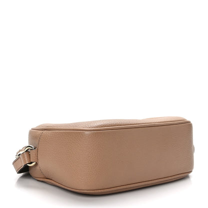 Gucci Pebbled Calfskin Small Soho Disco Bag Camelia 4 of 10