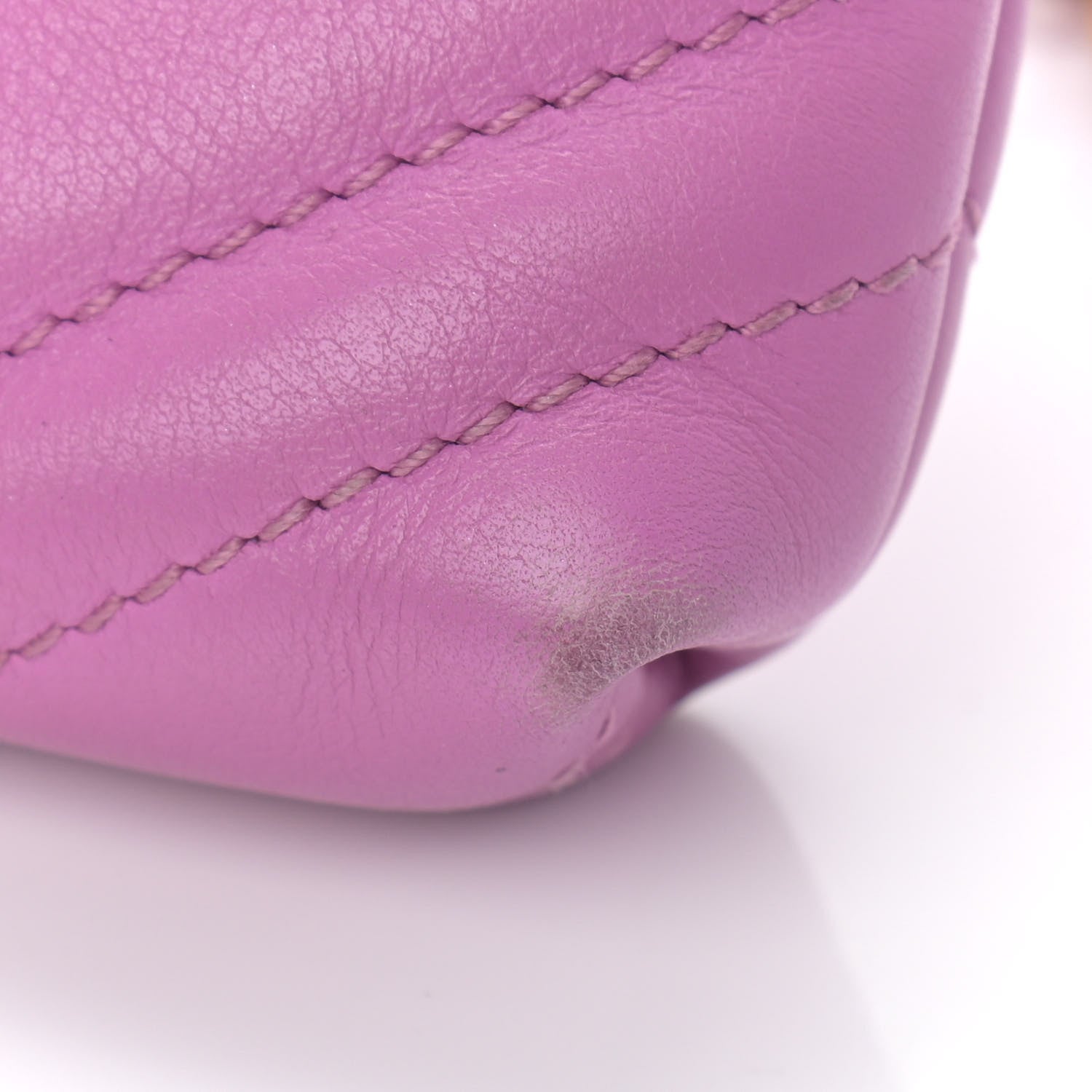 Gucci Calfskin Matelasse Mini GG Marmont Chain Bag Candy Mousse 13 of 15