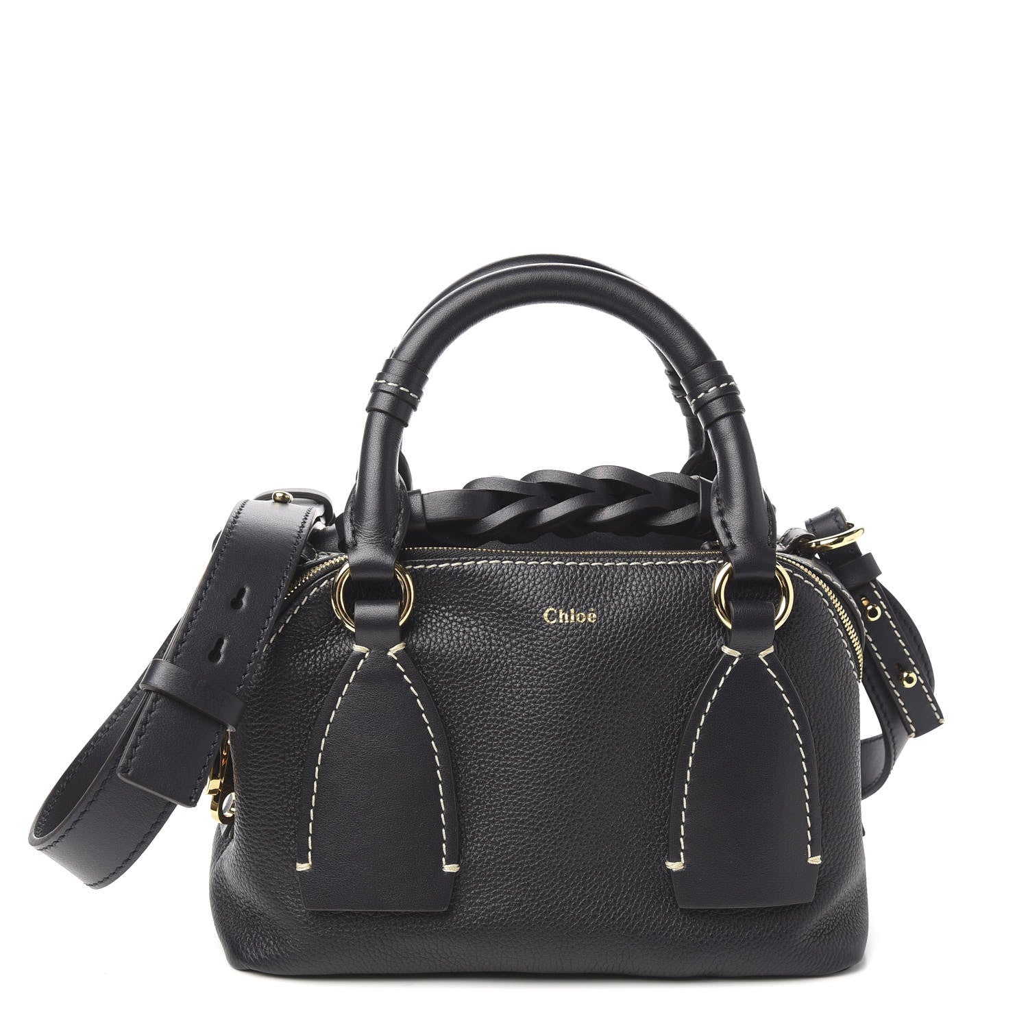 Chloe Calfskin Small Daria Full Blue 1 of 9