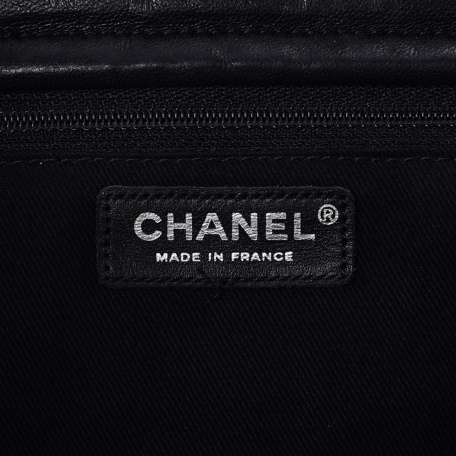 Chanel Lambskin Cells Accordion Tote Black 6 of 7