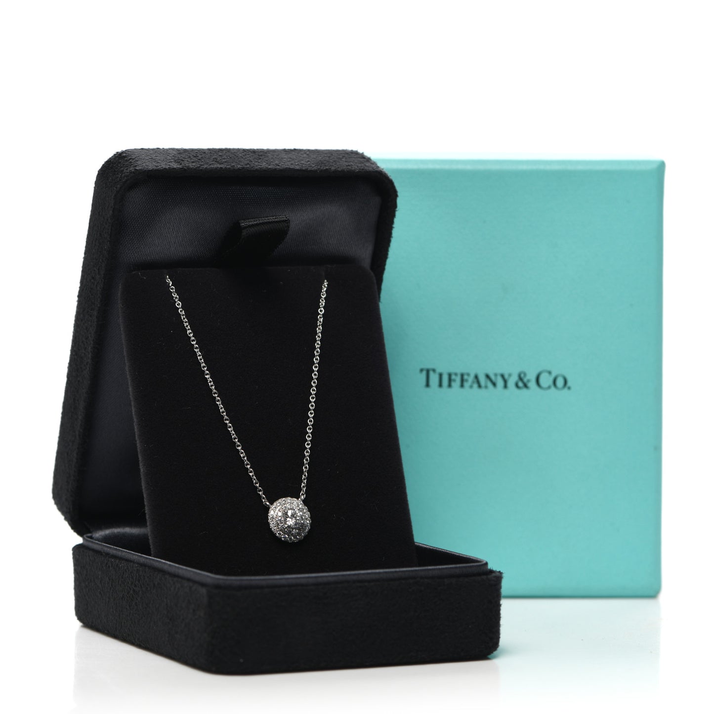 Platinum Diamond Soleste Pendant Necklace