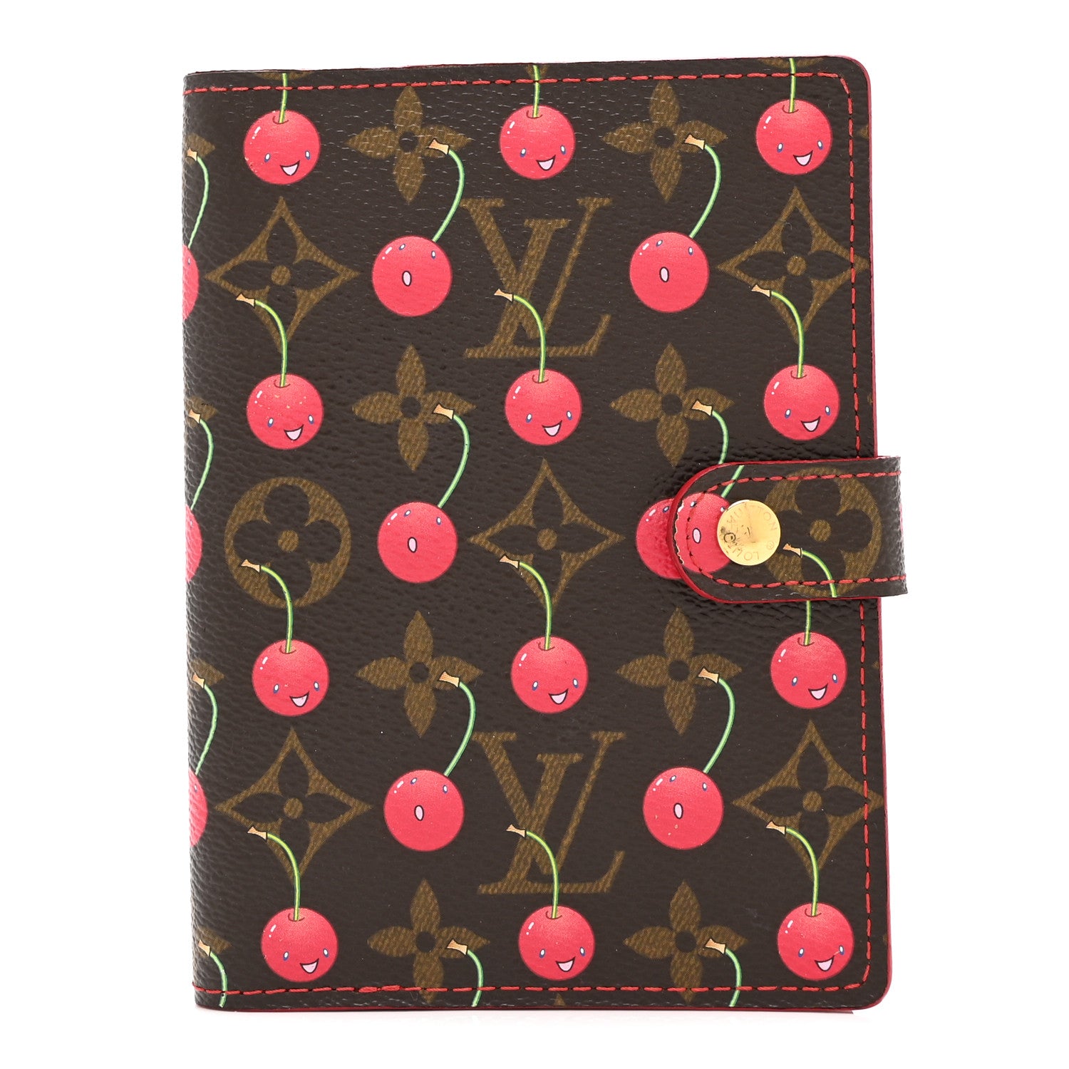 Louis Vuitton Monogram Cerises Small Ring Agenda Cover 1 of 10