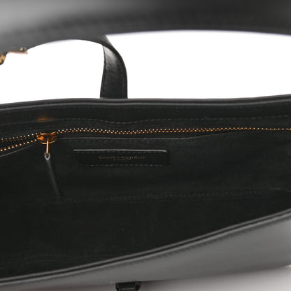Saint Laurent Smooth Calfskin Le 5 A 7 Hobo Black 5 of 9