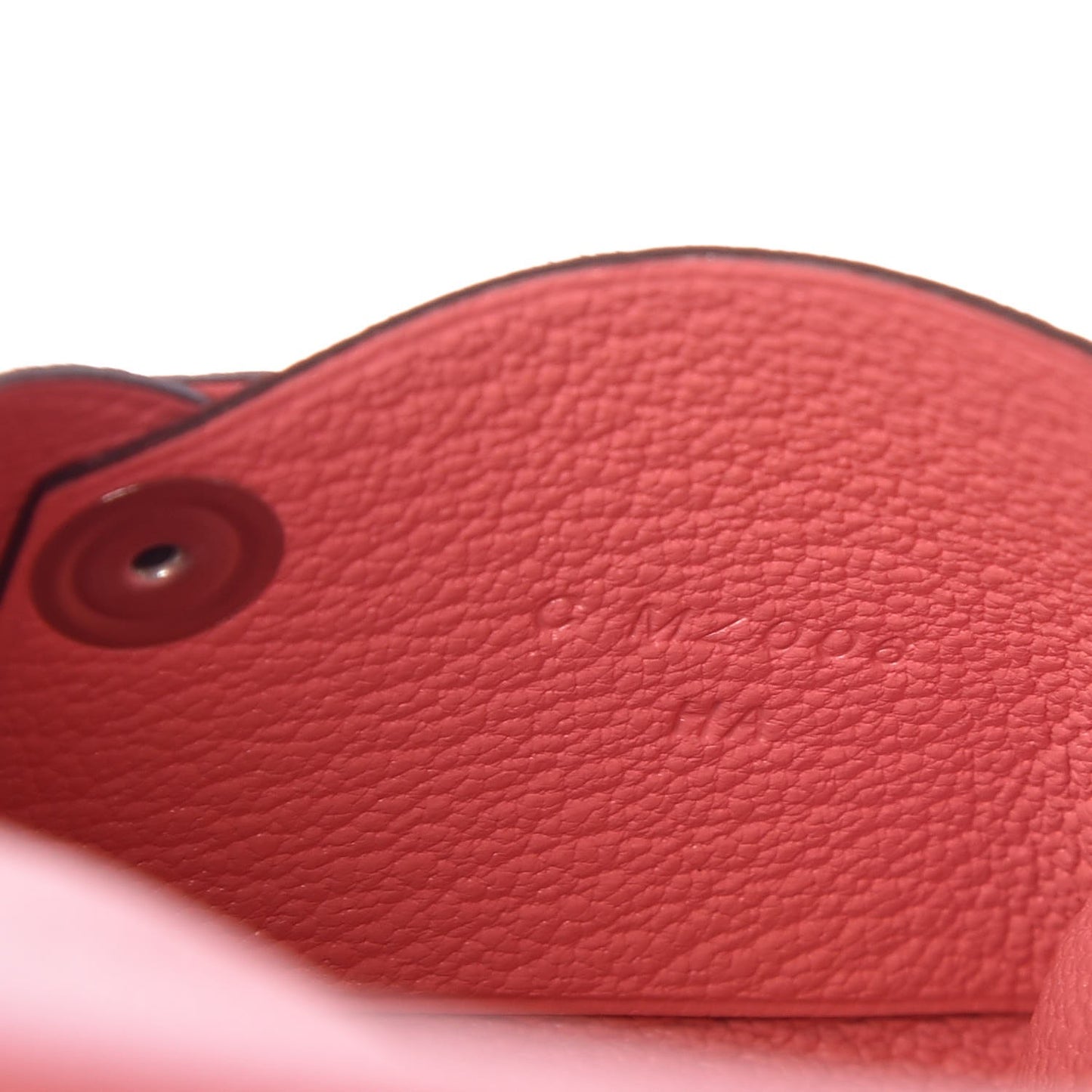 Chevre Mysore Calvi Card Case Rose Ete