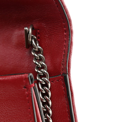 Gucci Tweed GG Monogram Super Mini Dionysus Shoulder Bag Black White Romantic Cherry 7 of 10