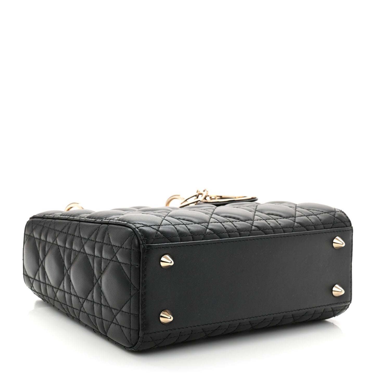 Lambskin Cannage Small My ABCDior Lady Dior Black