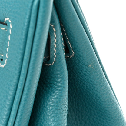 Hermes Togo Birkin 30 Blue Jean 15 of 17