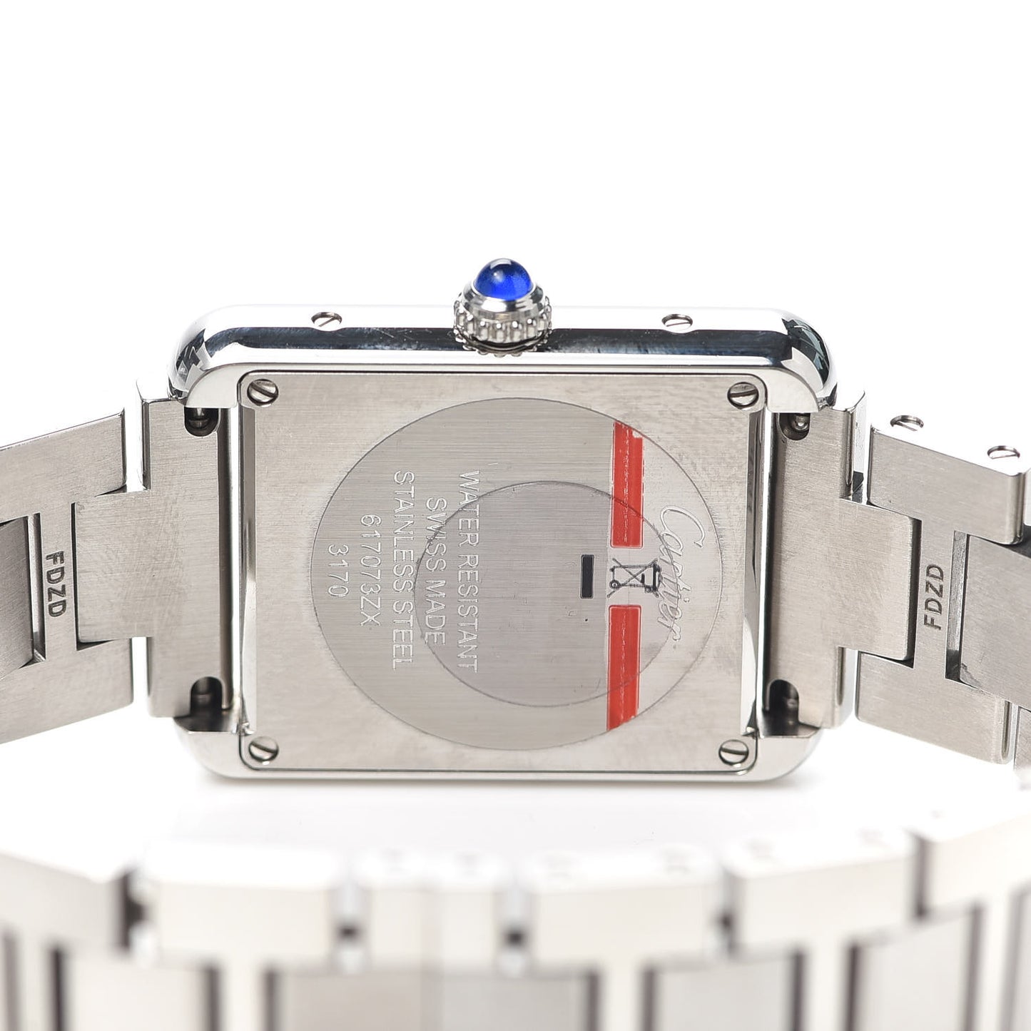Stainless Steel 24mm Tank Solo Quartz Watch
