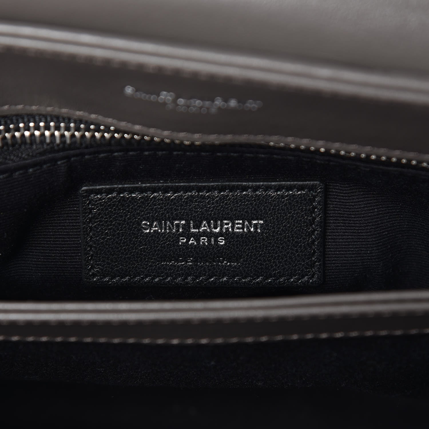 Saint Laurent Calfskin Y Quilted Monogram Toy Loulou Crossbody Bag Earth 6 of 10