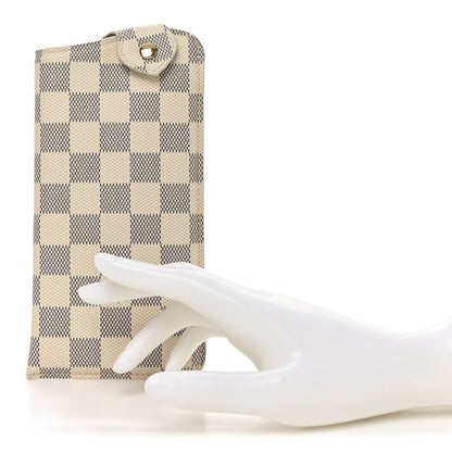 Louis Vuitton Damier Azur Sunglasses Case MM 2 of 6