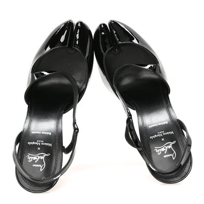Christian Louboutin X MAISON MARGIELA Patent Loubiella 100 Tabi Pumps 40.5 Black 2 of 8