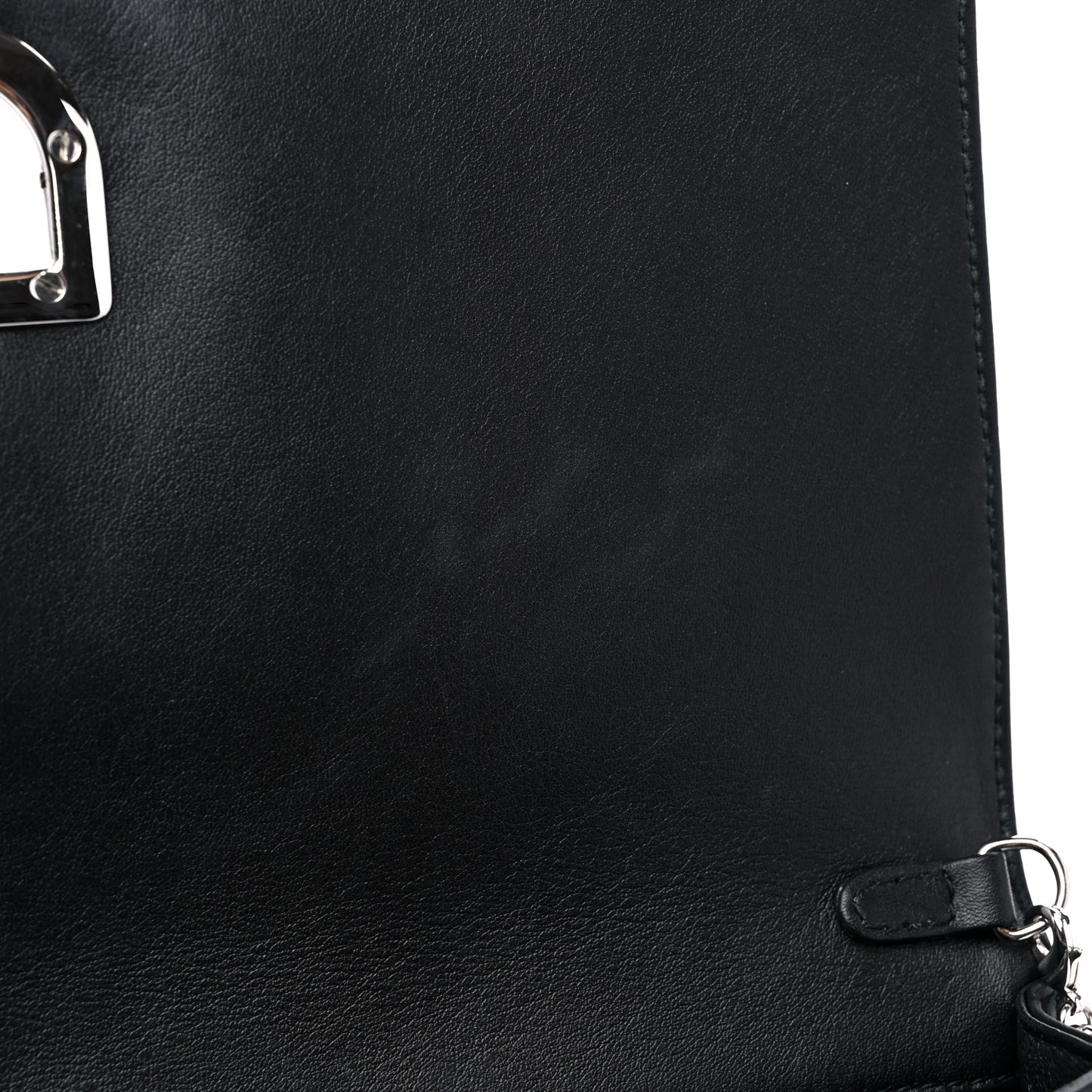 Calfskin Paradise Diorama Croisiere Chain Wallet Black