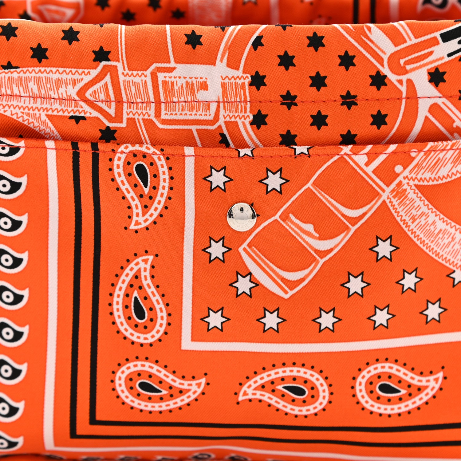 Hermes Barenia Silk Eperons d'Or Fourbi 20 PM Pouch Orange Fauve 7 of 8