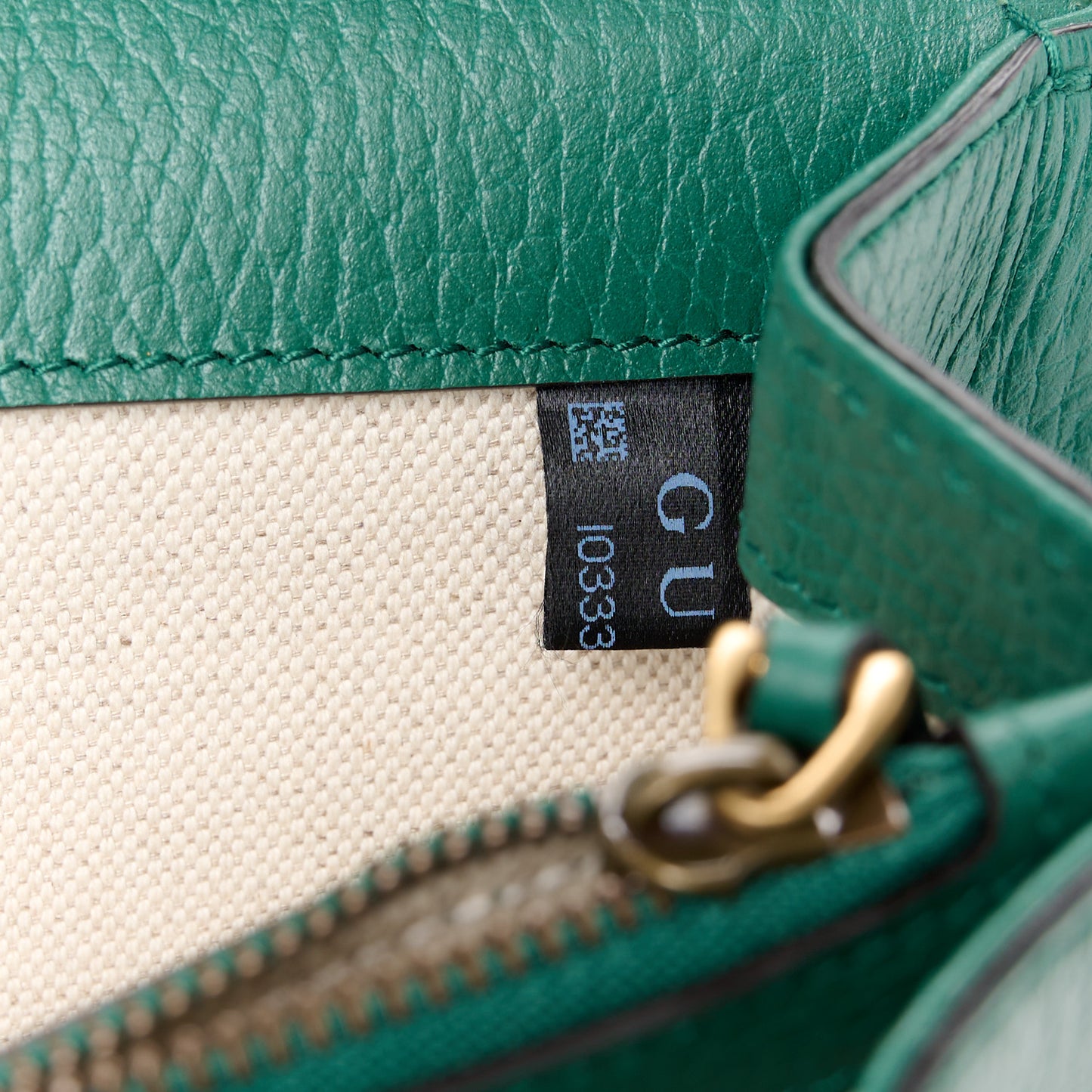 Pebbled Calfskin Small Dionysus Shoulder Bag Emerald