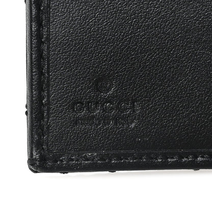 Gucci Calfskin Matelasse GG Marmont Card Case Wallet Black 7 of 8