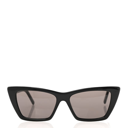 Saint Laurent Acetate Mica Cat Eye Sunglasses SL 276 Black 2 of 9