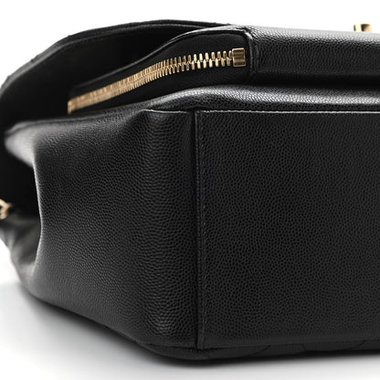 Chanel Caviar Quilted Large Business Affinity Flap Black 8 of 10