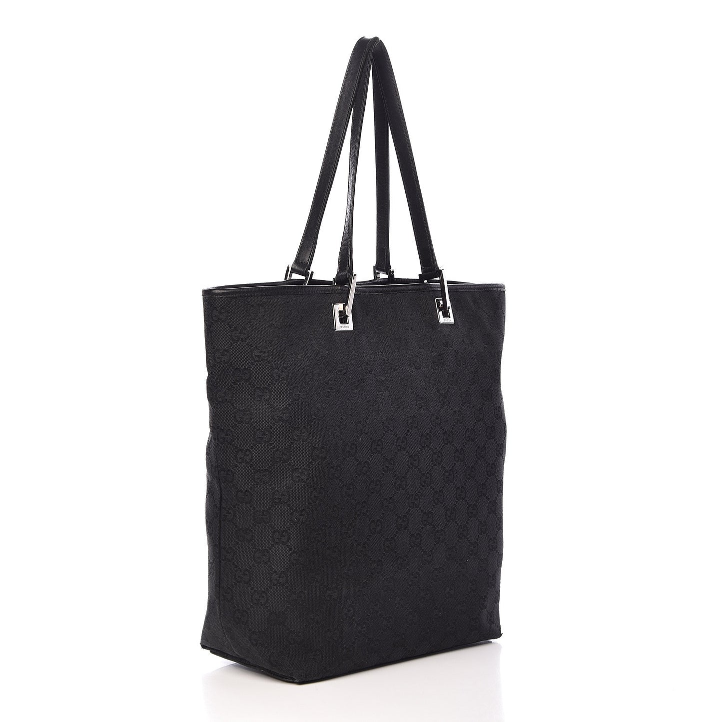 Monogram Bucket Tote Black