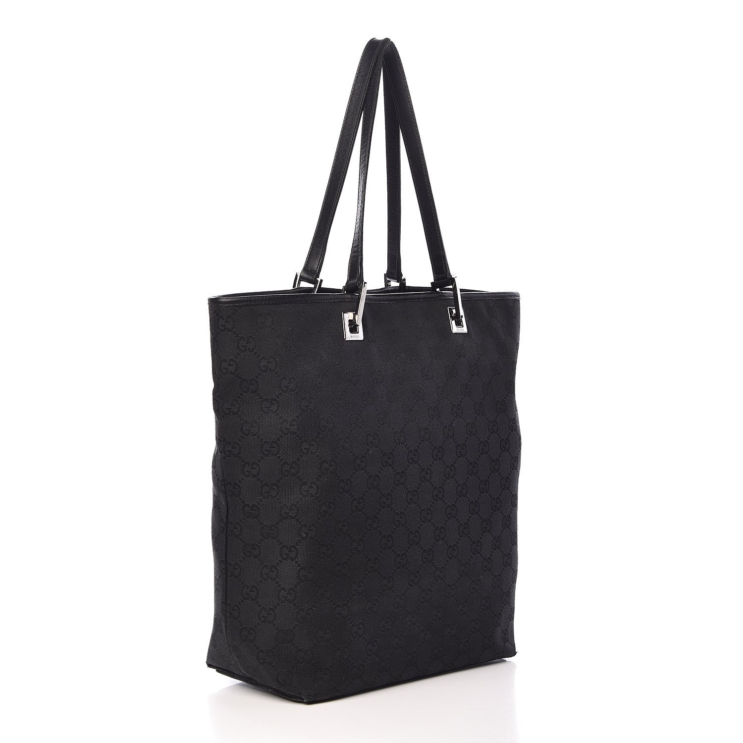 Gucci Monogram Bucket Tote Black 3 of 20