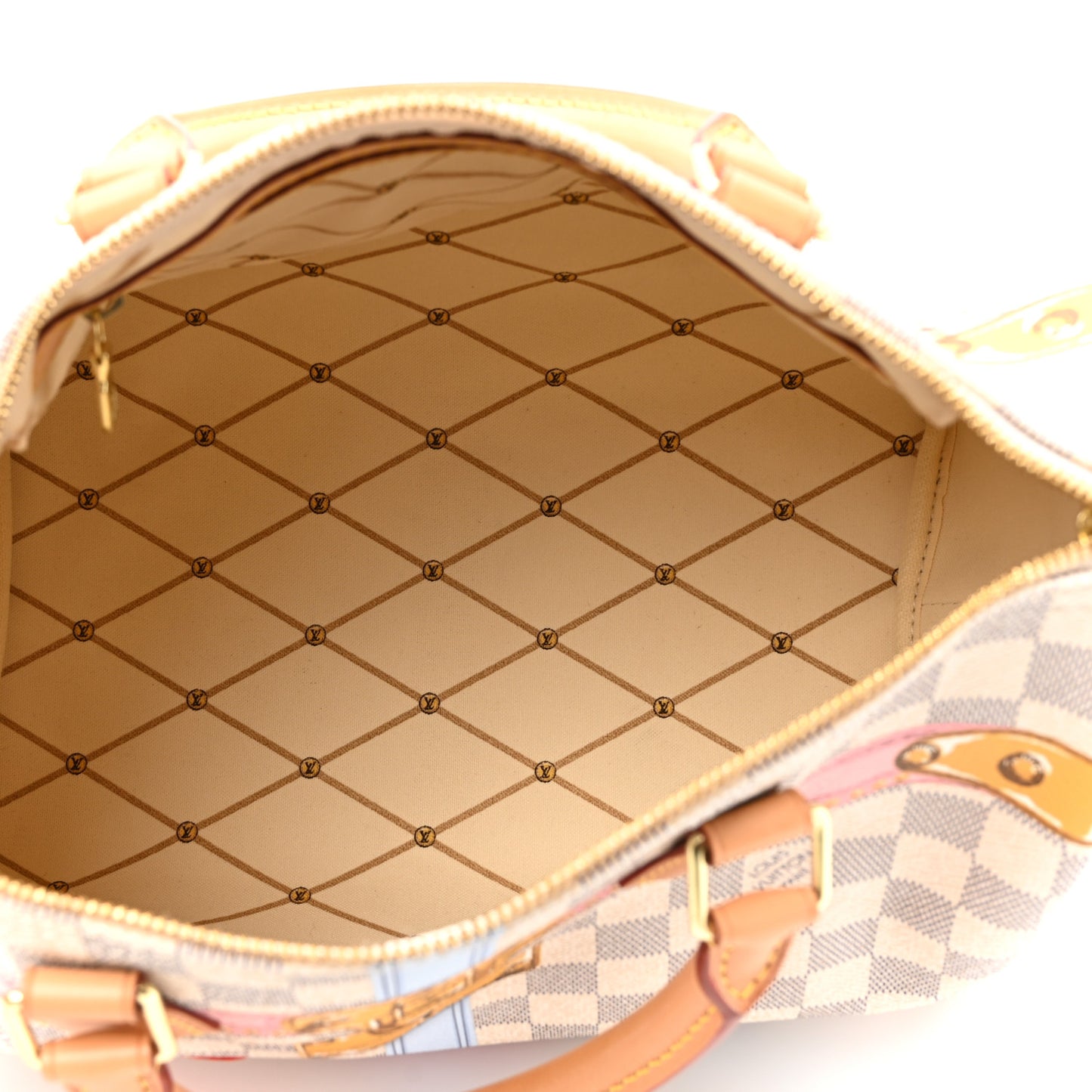 Damier Azur Summer Trunks Speedy Bandouliere 30