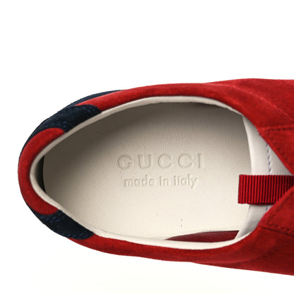 Gucci Suede Mens Softy Tek Sneakers 8 Red 6 of 8