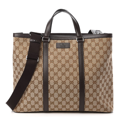Gucci GG Monogram Large Joy Tote Bag Dark Brown 1 of 10