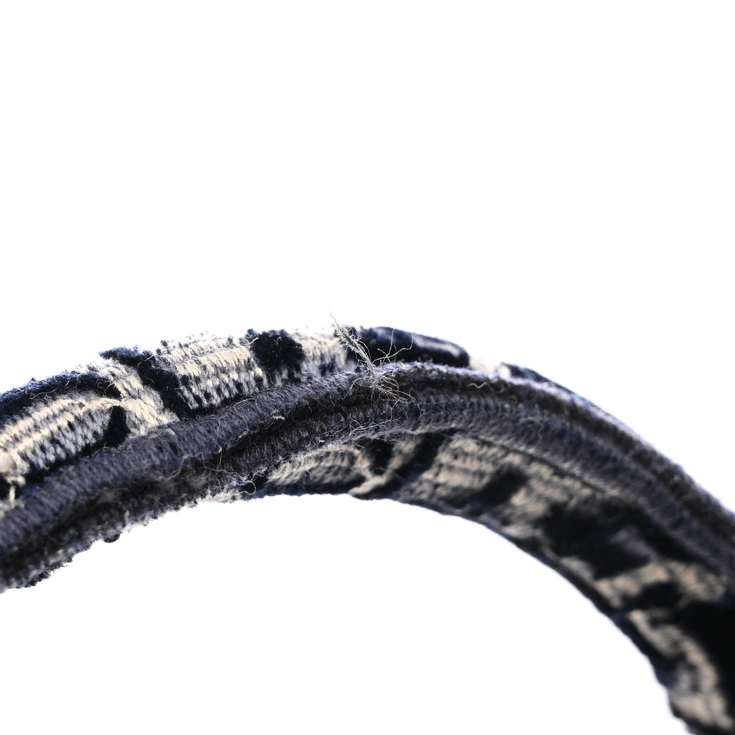 Oblique Velvet Medium Book Tote Blue Multicolor